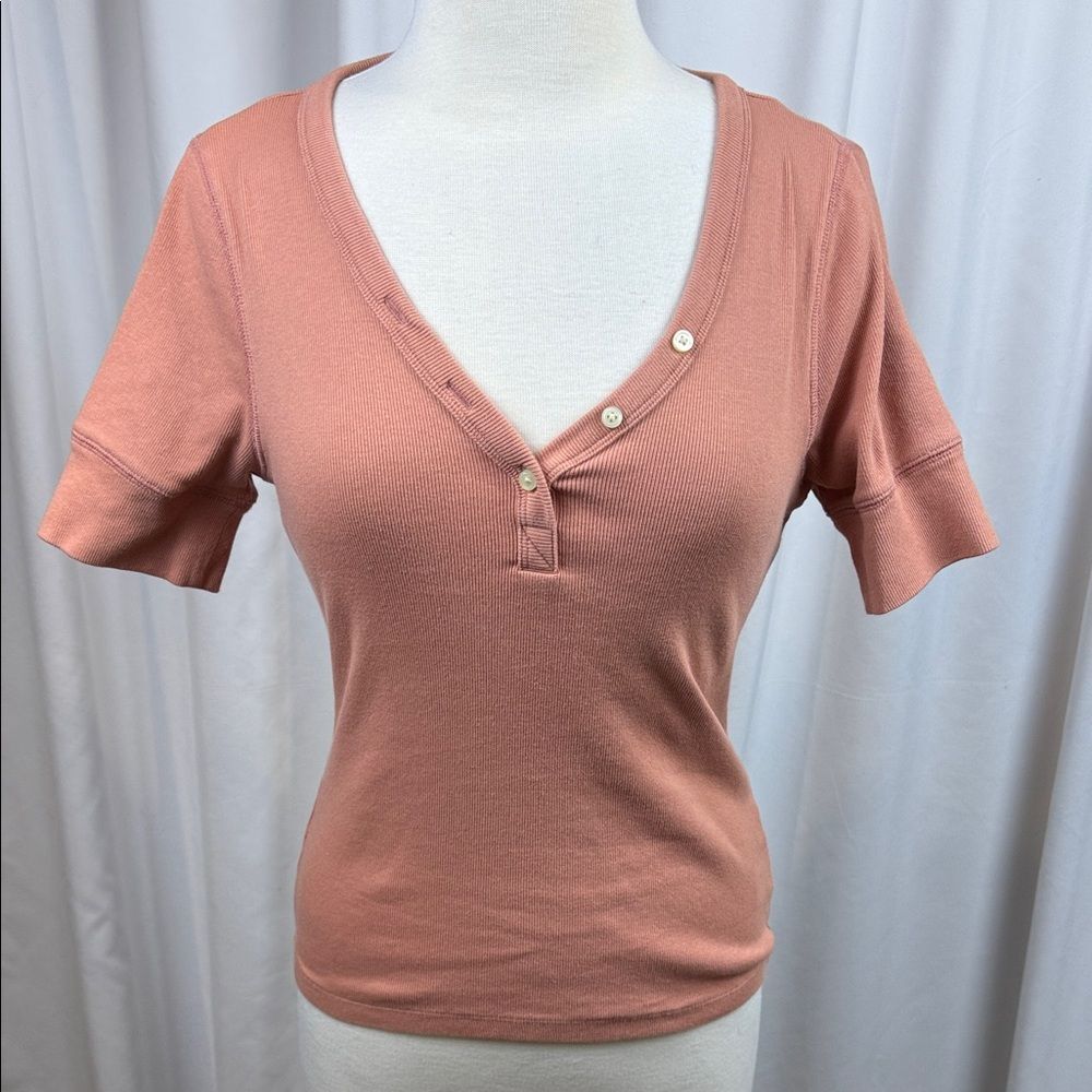 Free Assembly Women's Terracotta Top, Medium